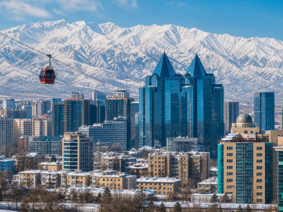 Travel view of Kazakhstan